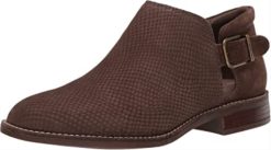 Clarks kvinner dame camzangie ankelstøvlett clarks oliven semsket nubuck kombi 8N86P2767 oliven semsket nubuck kombi