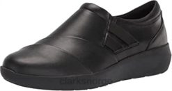 Clarks kvinner dame kayleigh button loafer clarks sort syntetisk 8N86P1253 svart syntetisk