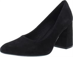 Clarks kvinner dame laina 85 court pump clarks svart semsket skinn 8N86P15 svart semsket skinn