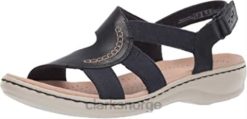 Clarks kvinner dame leisa joy sandal marine clarks 8N86P1326 marinen
