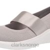 Clarks kvinner dame nova sol sneaker clarks lys grå strikk 8N86P1501 lys grå strikk