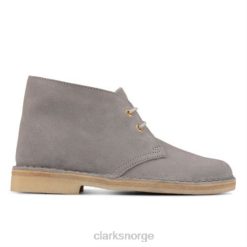 Clarks kvinner desert boot clarks blå grå semsket skinn 8N86P4175 blågrå semsket skinn