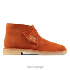 Clarks kvinner desert boot clarks ingefær semsket skinn 8N86P4173 ingefær semsket skinn