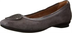Clarks kvinner grå semsket skinn clarks candra blush candra blush for kvinner 8N86P2339 grå semsket skinn