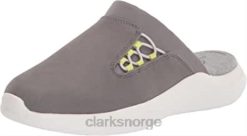 Clarks kvinner grå tekstil clarks nova ease muldyr for kvinner 8N86P752 grå tekstil