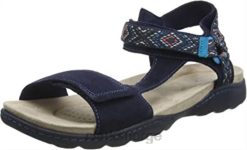 Clarks kvinner kvinners amanda step sandal marine semsket skinn clarks 8N86P2758 marineblå semsket skinn