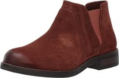 Clarks kvinner kvinners demi beat fashion boot tan semsket skinn Clarks 8N86P1798 brunt semsket skinn