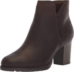 Clarks kvinner kvinners verona fersken motestøvel clarks taupe skinn 8N86P2871 taupe skinn