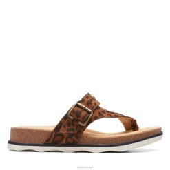 Clarks kvinner leopard print clarks brynn madi leopard print 8N86P6515 Leopard mønster