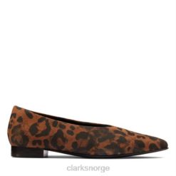 Clarks kvinner leopardprint laina 15 easy clarks 8N86P3860 Leopard mønster