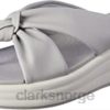 Clarks kvinner lys grå kvinners drift ave sandal clarks 8N86P1444 lysegrå