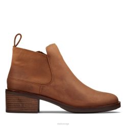 Clarks kvinner mørkt brunt skinn memi zip mørkt brunt skinn clarks 8N86P6212 mørkt brunt skinn