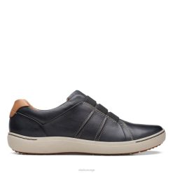 Clarks kvinner nalle ease svart skinn clarks svart skinn 8N86P6029 Svart lær