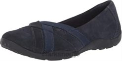 Clarks kvinner navy semsket skinn clarks kvinners haley jay loafer flat 8N86P1664 marineblå semsket skinn