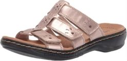 Clarks kvinner rosa dame leisa spring slide sandal clarks 8N86P1660 rosa