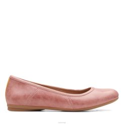 Clarks kvinner rose clarks canebay plain 8N86P3304 rose