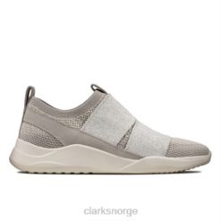 Clarks kvinner silver clarks sile slip 8N86P4296 sølv