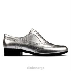 Clarks kvinner sølv metallic clarks hamble eik 8N86P3931 sølv metallic