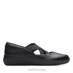 Clarks kvinner svart kombi clarks kayleigh cove 8N86P3979 svart kombi