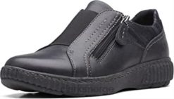 Clarks kvinner svart skinn clarks kvinners caroline cove oxford 8N86P107 Svart lær
