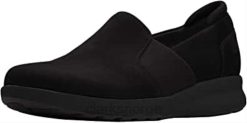 Clarks kvinner svart skinn clarks kvinners un adorn step sneaker 8N86P224 Svart lær