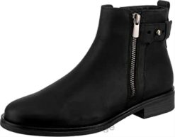 Clarks kvinner svart skinn dame memi lo chelsea boot clarks 8N86P948 Svart lær
