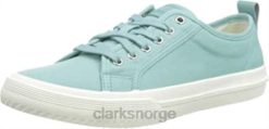 Clarks kvinner turkis lerret for kvinner roxby blonder sneaker clarks 8N86P372 turkis lerret