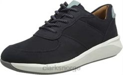 Clarks kvinner un rio sprintsko for kvinner clarks marineblå nubuck 8N86P965 marineblå nubuck
