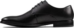Clarks menn black clarks menns stanford walk derbys 8N86P331 Svart lær
