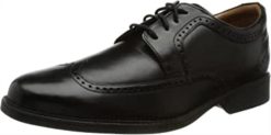 Clarks menn black clarks whiddon wing oxford for menn 8N86P336 Svart lær