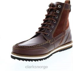 Clarks menn britisk brunt skinn durston hi varmfôret herrestøvel clarks 8N86P708 britisk brunt skinn