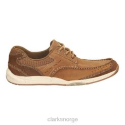 Clarks menn clarks allston edge tan nubuck 8N86P4450 tan nubuck