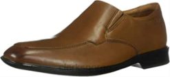 Clarks menn clarks bensley step loafer for menn mørkt brunt skinn 8N86P1050 mørkt brunt skinn