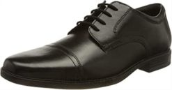 Clarks menn clarks black howard caps for menn oxford 8N86P809 Svart lær