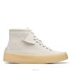 Clarks menn clarks campingvogn mid off white off white 8N86P5714 off white