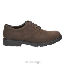 Clarks menn clarks lane stride2 brun nubuck 8N86P4522 brun nubuck