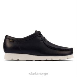 Clarks menn clarks marine skinn wallabee gtx 8N86P4409 marine skinn