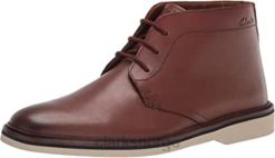 Clarks menn clarks menns malwood mid chukka boot mørk brunt skinn 8N86P1538