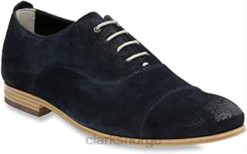 Clarks menn Clarks mørkeblå herre chinley caps oxford 8N86P929 mørke blå