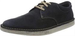 Clarks menn clarks navy semsket sneaker for menn forge vibe 8N86P697 marineblå semsket skinn