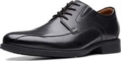 Clarks menn clarks sort skinn whiddon pace oxford for menn 8N86P761 Svart lær