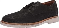 Clarks menn clarks sorte nubuck herre lug lite lave sko 8N86P2873 svart nubuck