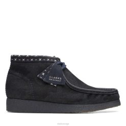 Clarks menn clarks wallabee støvel denim blå syntetisk denim blå syntetisk 8N86P6618 denimblå syntetisk