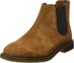 Clarks menn cola semsket herre jaxen chelsea boot clarks 8N86P2340 cola semsket skinn