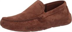 Clarks menn cola semsket menns markman pladriving style loafer clarks 8N86P2508 cola semsket skinn