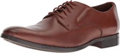 Clarks menn Conwell plaoxford clarks brunt skinn for menn 8N86P1271 brunt skinn