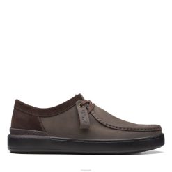 Clarks menn court lite wally brown clarks 8N86P3534 brun