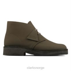 Clarks menn desert boot221 oliven skinn clarks 8N86P4366 oliven skinn