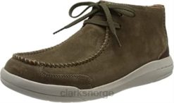 Clarks menn drivway topp chukka boot clarks oliven semsket skinn for menn 8N86P1693 oliven semsket skinn
