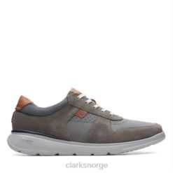 Clarks menn gaskill vibe mørkegrå combi clarks 8N86P4454 mørkegrå kombi